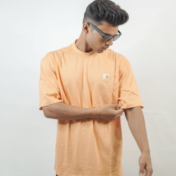 Carhartt Light-Orange Basic Over-Sized T-Shirt