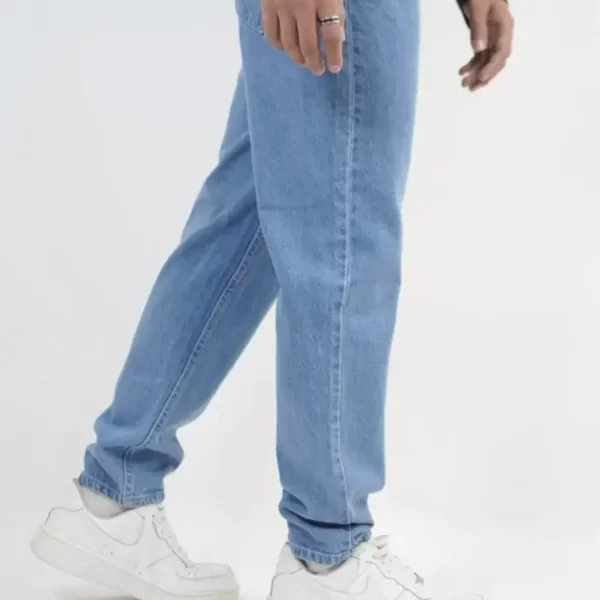 Blue Basic Regular Denim Jeans